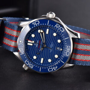 Seamaster Diver 300M VSF 42MM Blue Dial Nylon Strap A8800 - Image 20