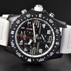 Endurance Pro 44mm OF White Chronometer Dial White Rubber Strap Swiss Quartz - Image 13