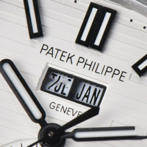 Nautilus 5726 Full Function PPF 40.5MM White Dial Black Rubber Strap A324 - Image 20