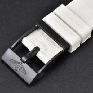 Endurance Pro 44mm OF White Chronometer Dial White Rubber Strap Swiss Quartz - Image 16