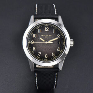 Calatrava 5226G PPF 40mm Gray Dial Nylon Strap MY9015 Mod
