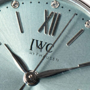 Portofino Automatic 34mm IW357416 Real Diamond Ice Blue Dial Blue Leather Strap SW - Image 18