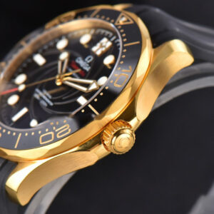 Seamaster Diver 007 YG/SS 300M VSF 42MM Black Dial Rubber Strap A8800 - Image 7