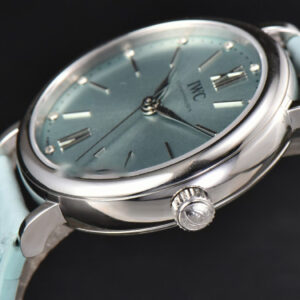 Portofino Automatic 34mm IW357416 Real Diamond Ice Blue Dial Blue Leather Strap SW - Image 22