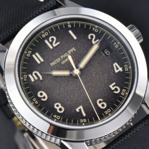 Calatrava 5226G PPF 40mm Gray Dial Nylon Strap MY9015 Mod - Image 14