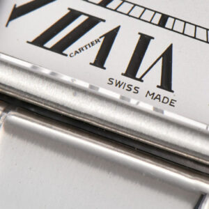 Tank Must Large 33.7mmx25.5mm K11F White Dial SS Bracelet Ronda Quartz - Image 22