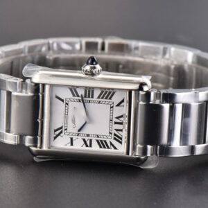 Tank Must Small 29.5mmx22mm K11F White Dial SS Bracelet Ronda Quartz - Image 27