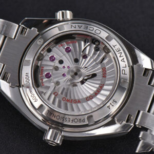 Planet Ocean 600m 42mm VSF Black Dial Orange Bezel SS Bracelet A8500 - Image 15