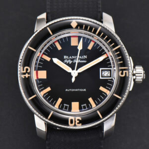 Fifty Fathoms 5008B Barakuda 40mm GSF Black Dial Black Rubber Strap A1151