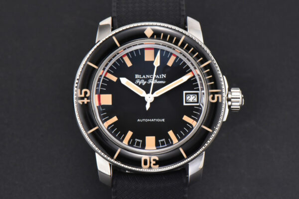 Fifty Fathoms 5008B Barakuda 40mm GSF Black Dial Black Rubber Strap A1151