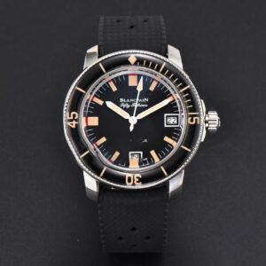 Fifty Fathoms 5008B Barakuda 40mm GSF Black Dial Black Rubber Strap A1151 - Image 18