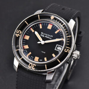 Fifty Fathoms 5008B Barakuda 40mm GSF Black Dial Black Rubber Strap A1151 - Image 19