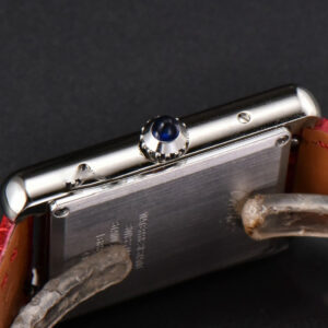 Tank Must Large 33.7×25.5mm K11F Red Dial Red Corc Texture Leather Strap Quartz - Image 19