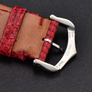 Tank Must Large 33.7×25.5mm K11F Red Dial Red Corc Texture Leather Strap Quartz - Image 23