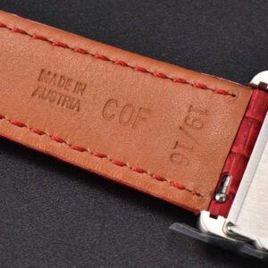 Tank Must Large 33.7×25.5mm K11F Red Dial Red Corc Texture Leather Strap Quartz - Image 25