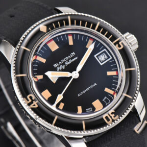 Fifty Fathoms 5008B Barakuda 40mm GSF Black Dial Black Rubber Strap A1151 - Image 28