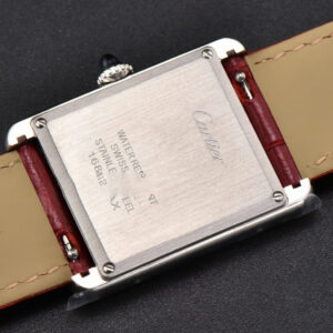 Tank Must Large 33.7×25.5mm K11F Red Dial Red Leather Strap Quartz - Image 26