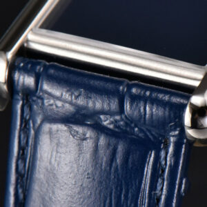 Tank Must Large 33.7×25.5mm K11F Blue Dial Blue Leather Strap Quartz - Image 15