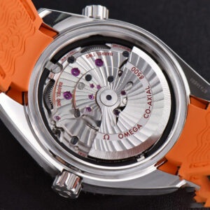 Planet Ocean 600m 42mm VSF Black Dial Orange Bezel Orange Rubber Strap A8500 - Image 23