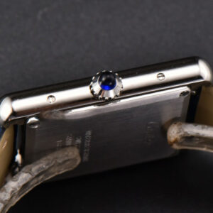 Tank Must Large 33.7×25.5mm K11F Blue Dial Blue Leather Strap Quartz - Image 18