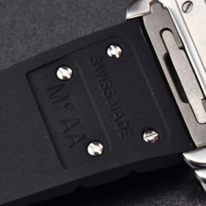Santos Large 40mm YG/SS GF White Dial Black Rubber Strap MIYOTA 9015 - Image 27