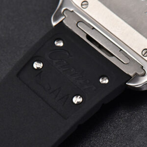 Santos Large 40mm YG/SS GF White Dial Black Rubber Strap MIYOTA 9015 - Image 28