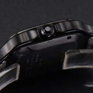 Santos Large 40mm PVD GF Black Dial Black Rubber Strap MIYOTA 9015 - Image 21