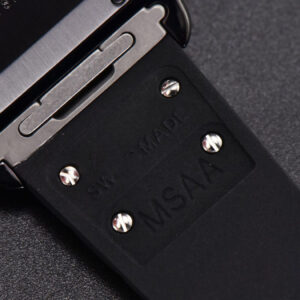 Santos Large 40mm PVD GF Black Dial Black Rubber Strap MIYOTA 9015 - Image 25