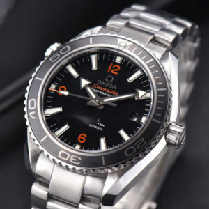 Planet Ocean 600m 42mm VSF Black Dial Orange Marker SS Bracelet A8500 - Image 16