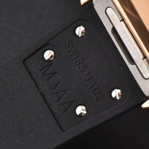 Santos Large 40mm RG GF White Dial Black Rubber Strap MIYOTA 9015 - Image 24