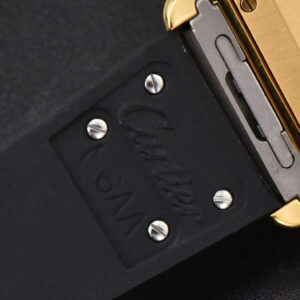 Santos Large 40mm YG GF White Dial Black Rubber Strap MIYOTA 9015 - Image 25