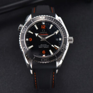 Planet Ocean 600m 42mm VSF Black Dial Orange Marker Rubber Strap A8500 - Image 4
