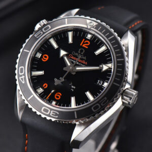 Planet Ocean 600m 42mm VSF Black Dial Orange Marker Rubber Strap A8500 - Image 5