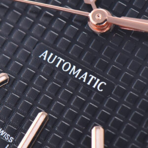 Royal Oak 15400 RG JF Black Dial Black Leather Strap V5 MY9015 - Image 7