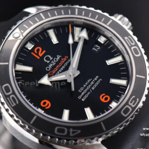 Planet Ocean 600m 42mm VSF Black Dial Orange Marker Rubber Strap A8500 - Image 11
