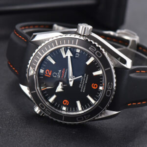 Planet Ocean 600m 42mm VSF Black Dial Orange Marker Rubber Strap A8500 - Image 15