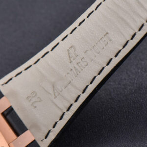 Royal Oak 15400 RG JF Black Dial Black Leather Strap V5 MY9015 - Image 18