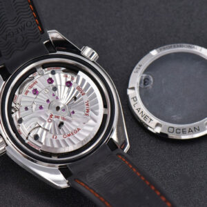 Planet Ocean 600m 42mm VSF Black Dial Orange Marker Rubber Strap A8500 - Image 23