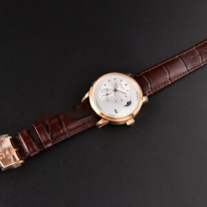 Panomatic Lunar 40mm APSF RG White Dial Brown Leather Strap A23J - Image 24