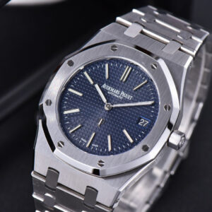 Royal Oak 15202 XF 39mm Blue Textured Dial SS Bracelet A2121 - Image 5