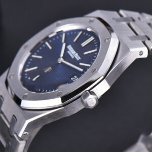 Royal Oak 15202 XF 39mm Blue Textured Dial SS Bracelet A2121 - Image 11