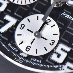 Royal Oak Offshore 25940SK 42mm JF Rubberclad Black/Silver Dial Rubber Strap A7750 - Image 8
