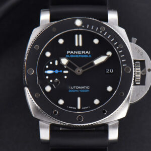 PAM683 Submersible VSF 42mm Black Dial Rubber Strap Aisa XXX1V