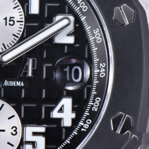 Royal Oak Offshore 25940SK 42mm JF Rubberclad Black/Silver Dial Rubber Strap A7750 - Image 12