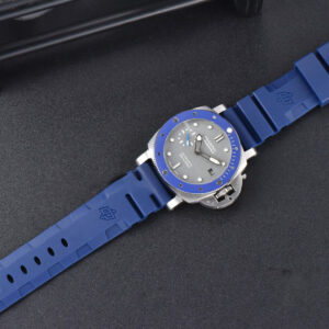 PAM959 Submersible VSF 42mm Black Dial Blue Bezel Rubber Strap Asia XXXIV - Image 4