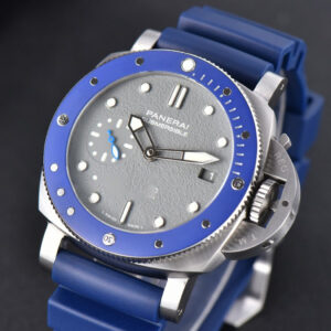 PAM959 Submersible VSF 42mm Black Dial Blue Bezel Rubber Strap Asia XXXIV - Image 6