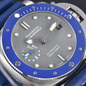 PAM959 Submersible VSF 42mm Black Dial Blue Bezel Rubber Strap Asia XXXIV - Image 12