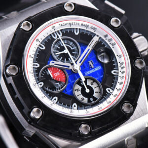 Royal Oak Offshore Grand Prix 44mm JF Real Forge Carbon Parts Blue Dial Leather Strap V3 A3126 - Image 15