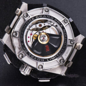 Royal Oak Offshore Grand Prix 44mm JF Real Forge Carbon Parts Blue Dial Leather Strap V3 A3126 - Image 21