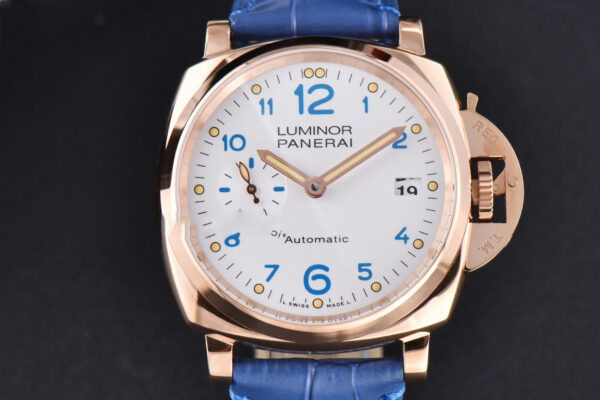 PAM756 Luminor Due VSF 42mm RG White Dial Leather Strap Asia XXXIV